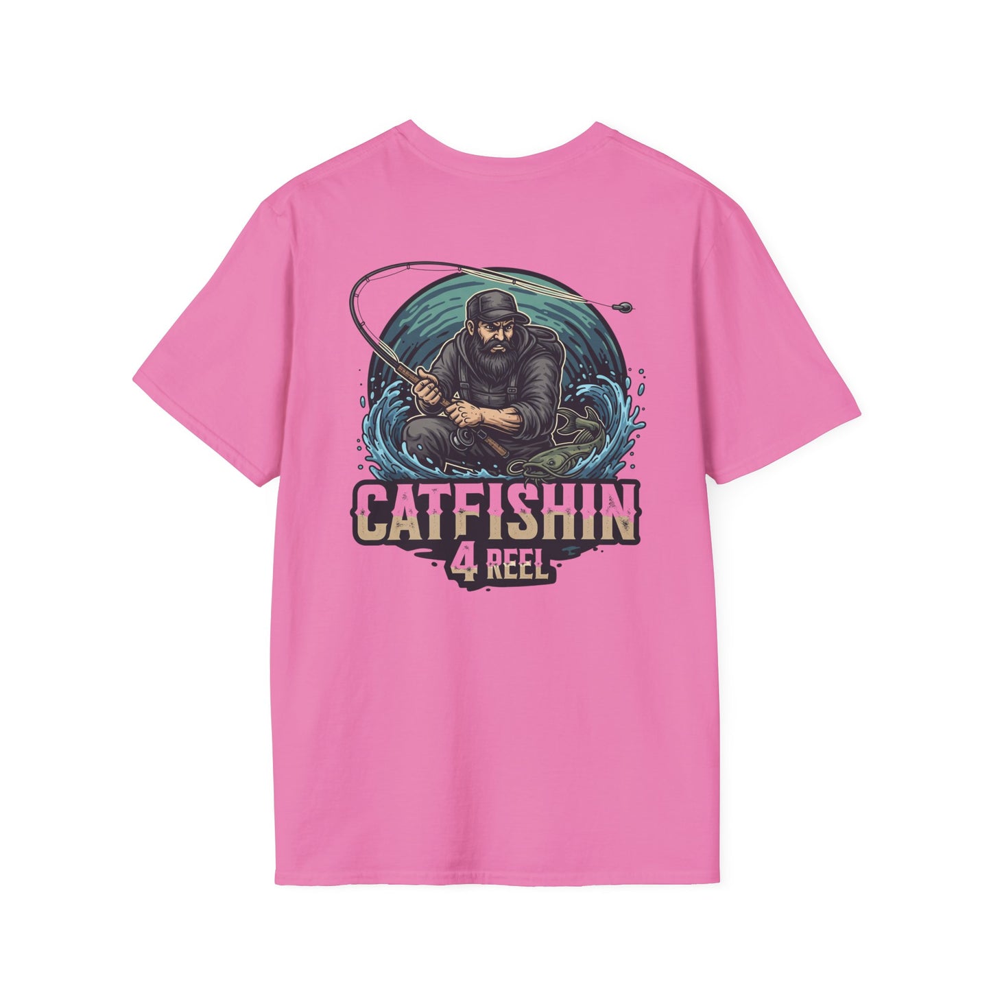 Catfishin' 4 Reel Unisex T-Shirt, Fishing Apparel, Gift for Anglers, Summer Style, Outdoor Adventure Shirt