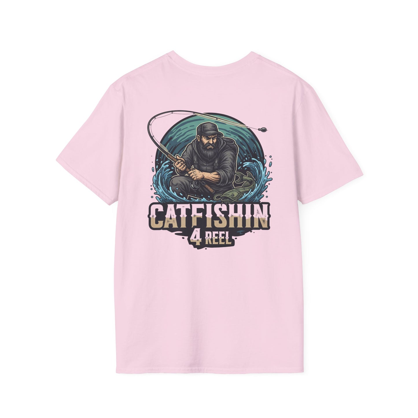 Catfishin' 4 Reel Unisex T-Shirt, Fishing Apparel, Gift for Anglers, Summer Style, Outdoor Adventure Shirt