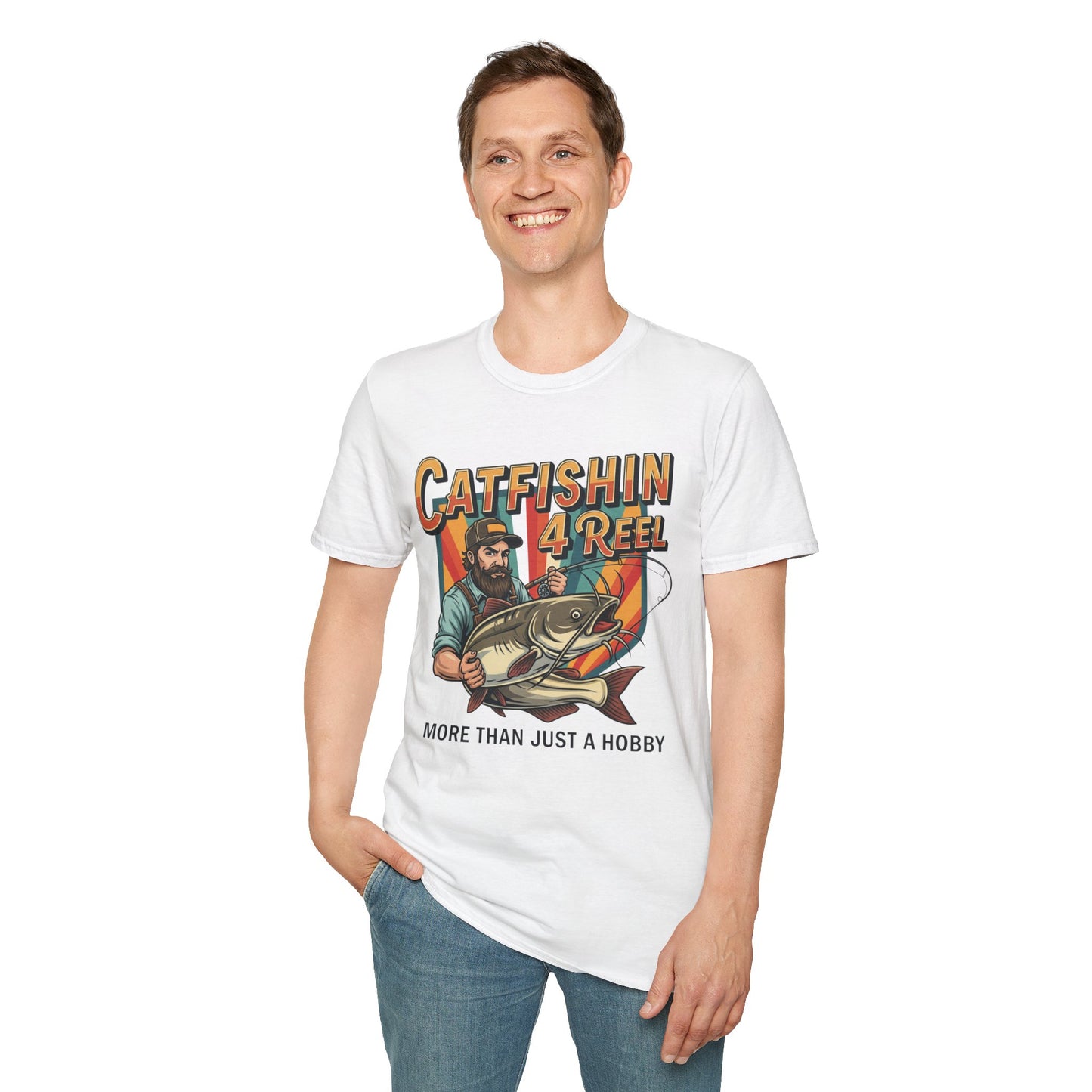 Fishing Lover's Catfishin' T-Shirt, Gift for Anglers, Funny Fishing Tee, Weekend Adventure Top, Outdoor Hobby Shirt