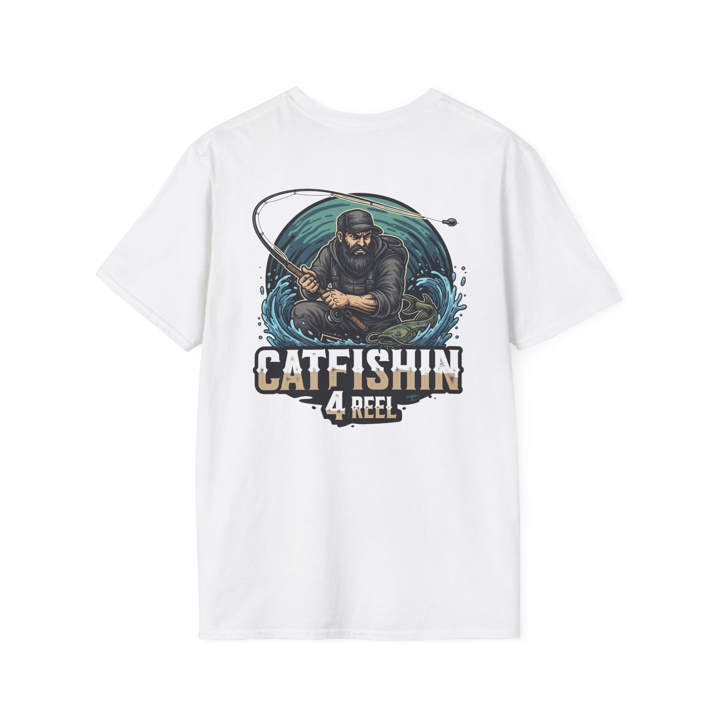 Catfishin' 4 Reel Unisex T-Shirt, Fishing Apparel, Gift for Anglers, Summer Style, Outdoor Adventure Shirt