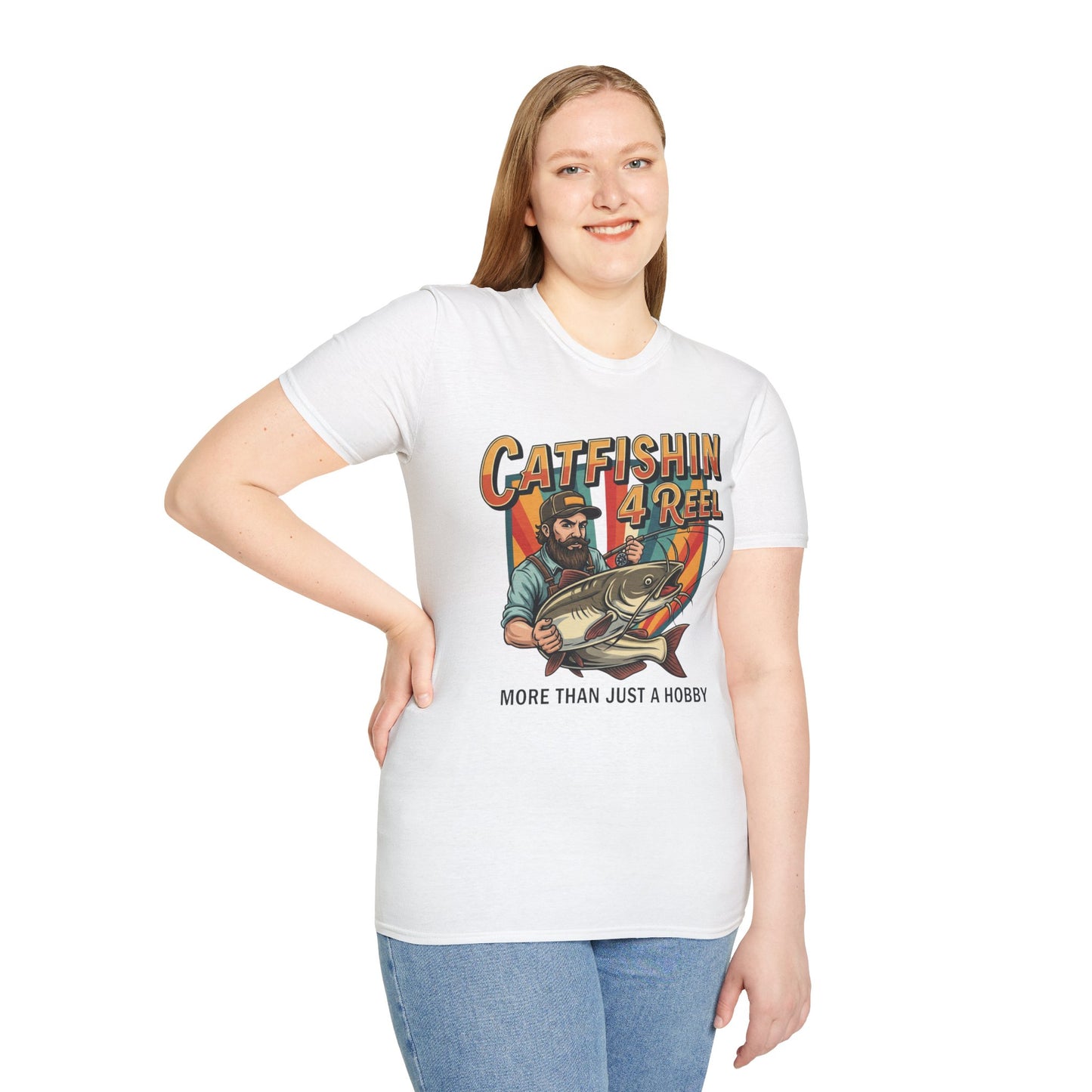 Fishing Lover's Catfishin' T-Shirt, Gift for Anglers, Funny Fishing Tee, Weekend Adventure Top, Outdoor Hobby Shirt