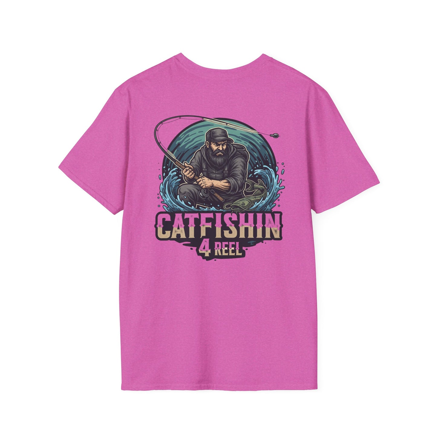Catfishin' 4 Reel Unisex T-Shirt, Fishing Apparel, Gift for Anglers, Summer Style, Outdoor Adventure Shirt