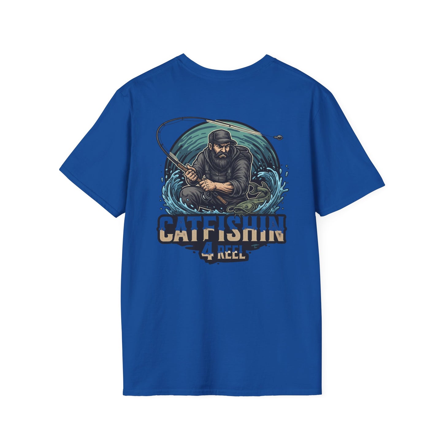 Catfishin' 4 Reel Unisex T-Shirt, Fishing Apparel, Gift for Anglers, Summer Style, Outdoor Adventure Shirt