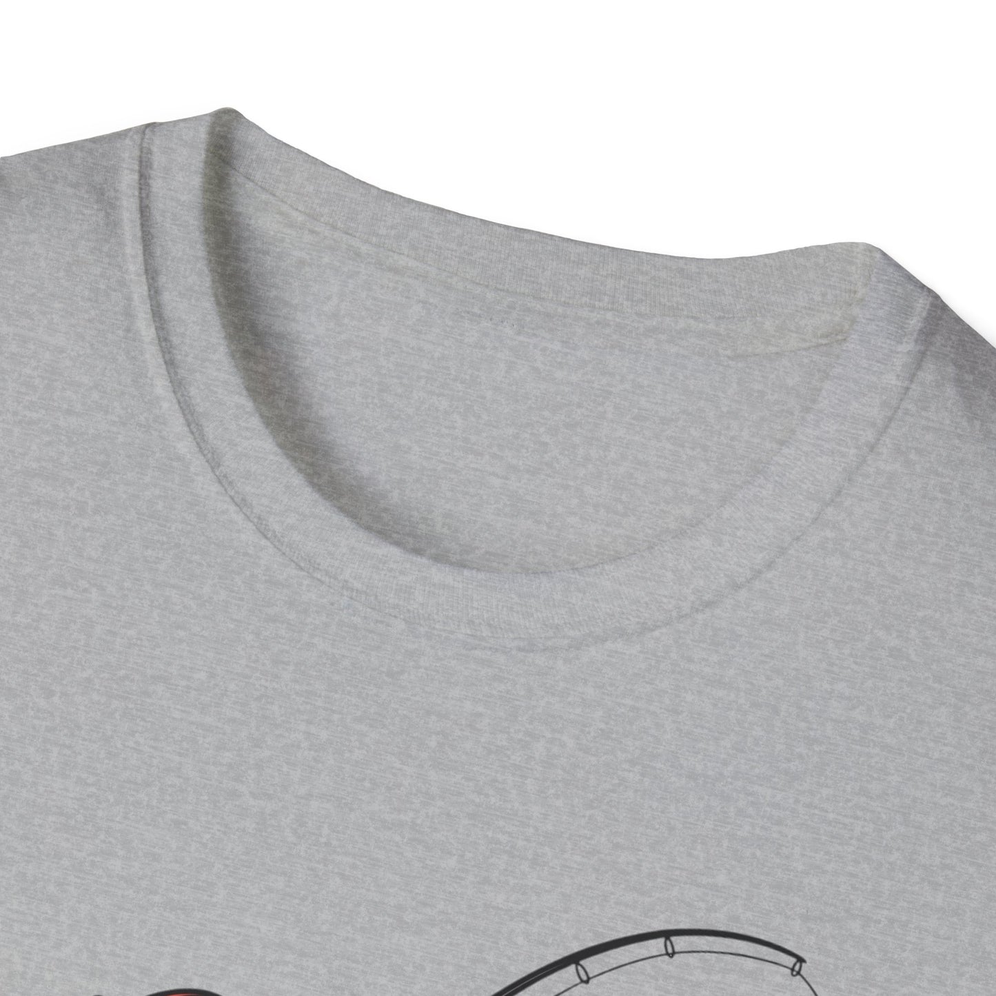 Fishing Humor Unisex T-Shirt | I Out Fish My Husband | Perfect Gift for Fishing Lovers, Father's Day, Outdoorsy Friends, Casual Wear