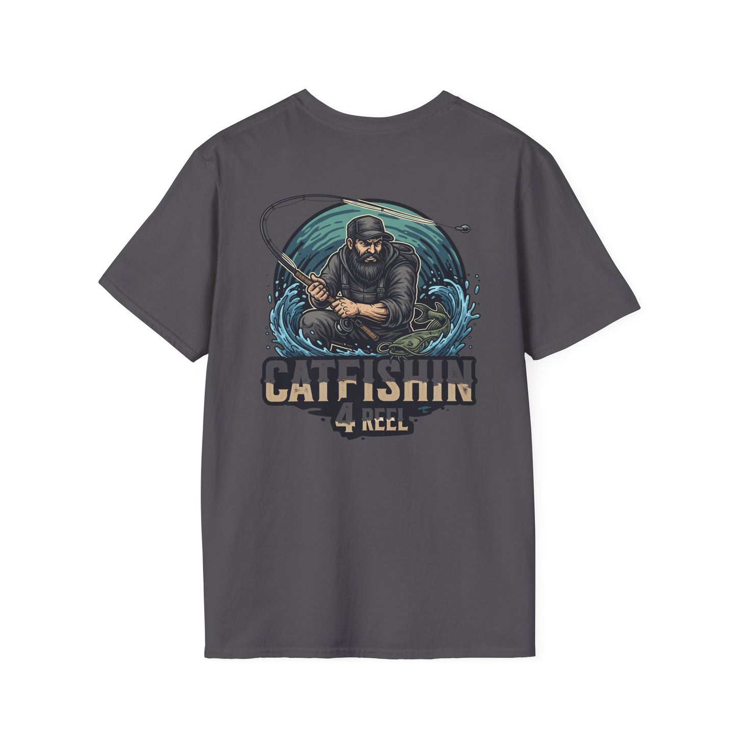 Catfishin' 4 Reel Unisex T-Shirt, Fishing Apparel, Gift for Anglers, Summer Style, Outdoor Adventure Shirt