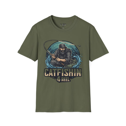 Catfishin' 4 Reel Unisex T-Shirt - Fishing Gift for Anglers, Outdoor Adventure Tee, Catch of the Day Shirt, Summer Fishing Apparel, [...]