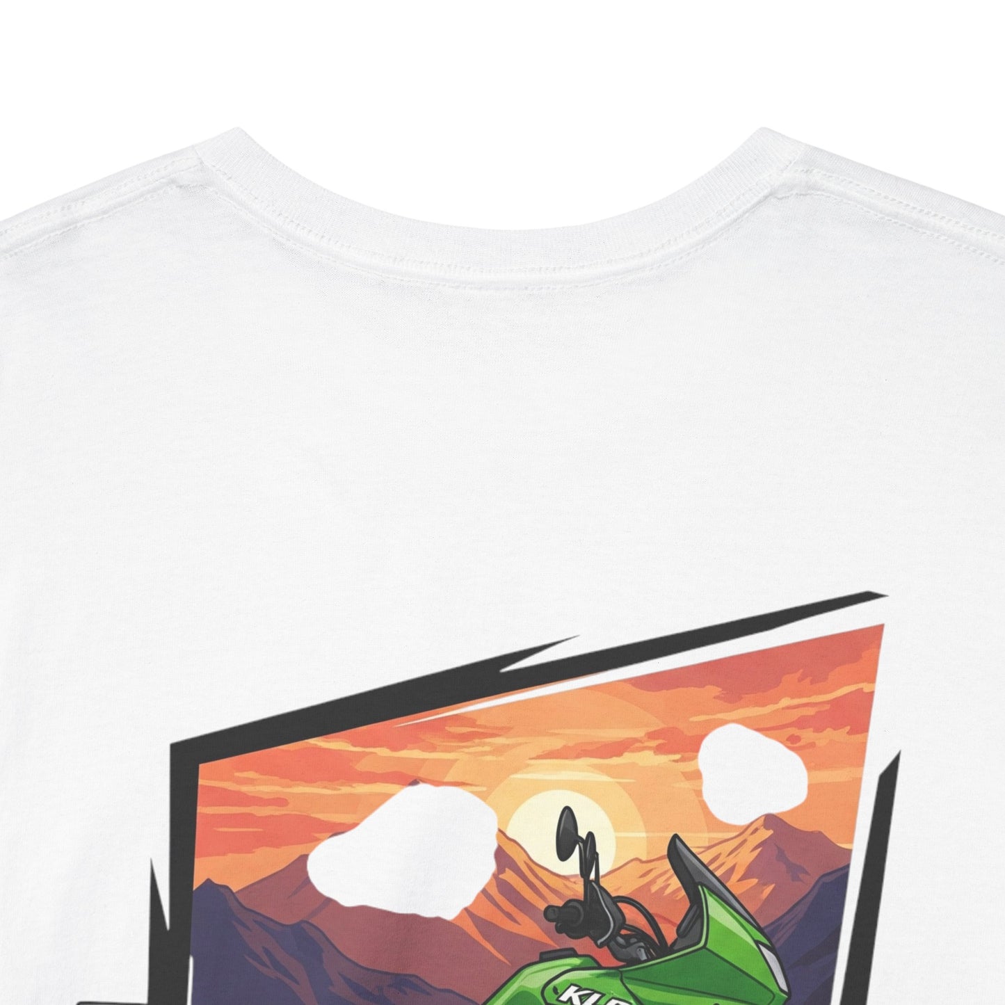 KLR650 Motorcycle Tee for Adventure Lovers, Unisex Heavy Cotton Shirt, Unique Gift for Bikers, Casual Fashion, Outdoor Apparel