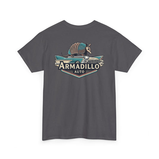 Retro Armadillo Auto Unisex Tee, Vintage Graphic Shirt for Car Lovers, Unique Gift for Birthdays, Casual Wear, Outdoor Adventures